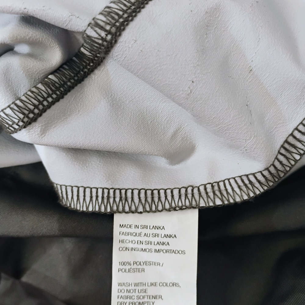 IZOD Golf Mens Large Gray Quarter Zip Performance Wind Vest Sleeveless Jacket W - Picture 6 of 6